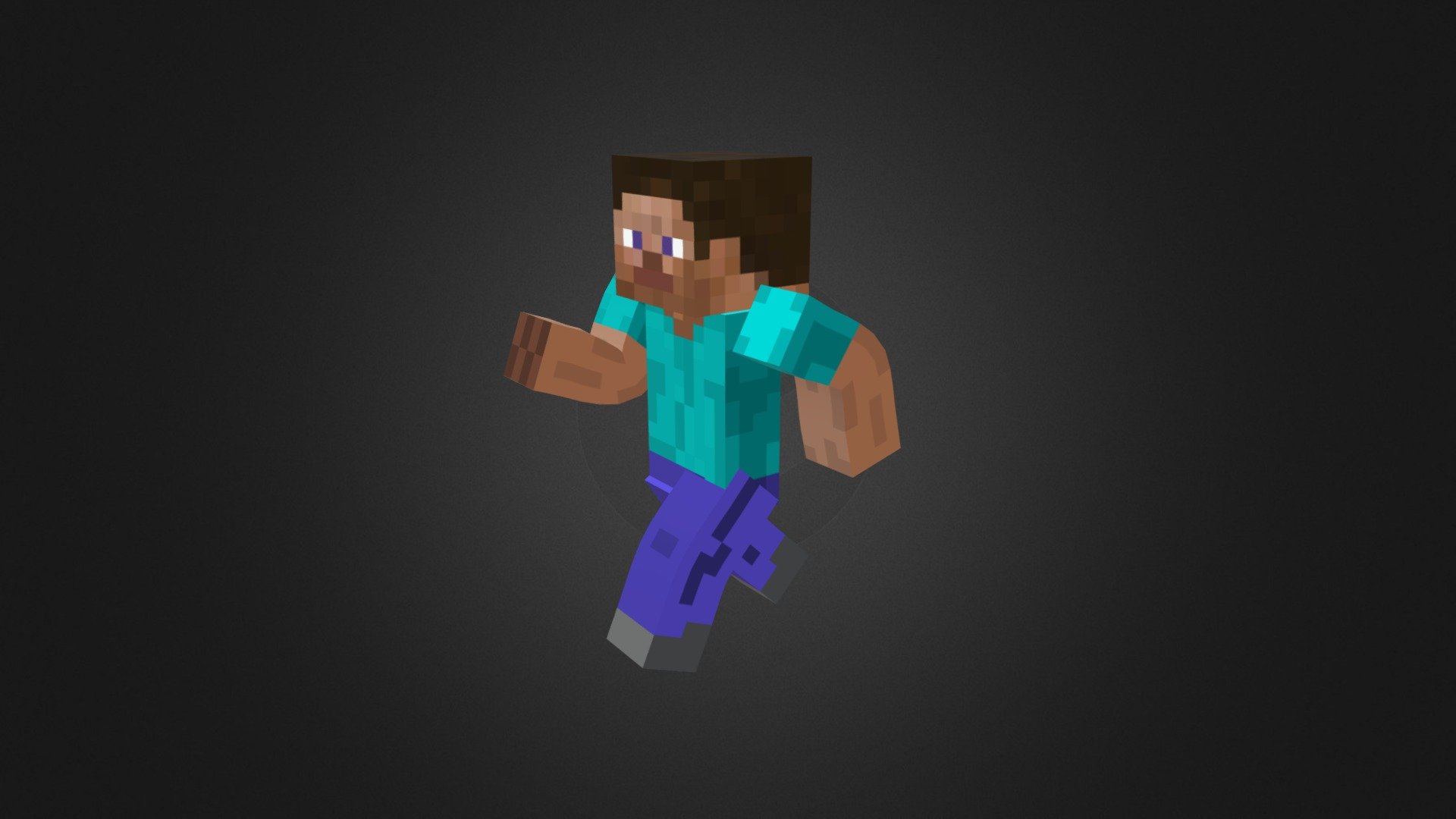 Here is perfect steve, but this time i rigged him, hope you like it :P. You don't have to use the animation presented, you can delete it and rig him as you choose 3d model