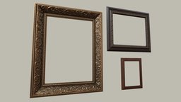 Picture Frames frame, ornate, baroque, pictureframe, picture-frame, noai