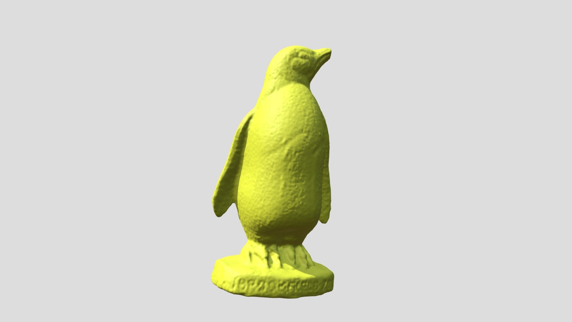 This Mold-A-Rama penguin figurine from the Brookfield Zoo was 3D scanned with a NextEngine Desktop 3D scanner in January 2021 3d model