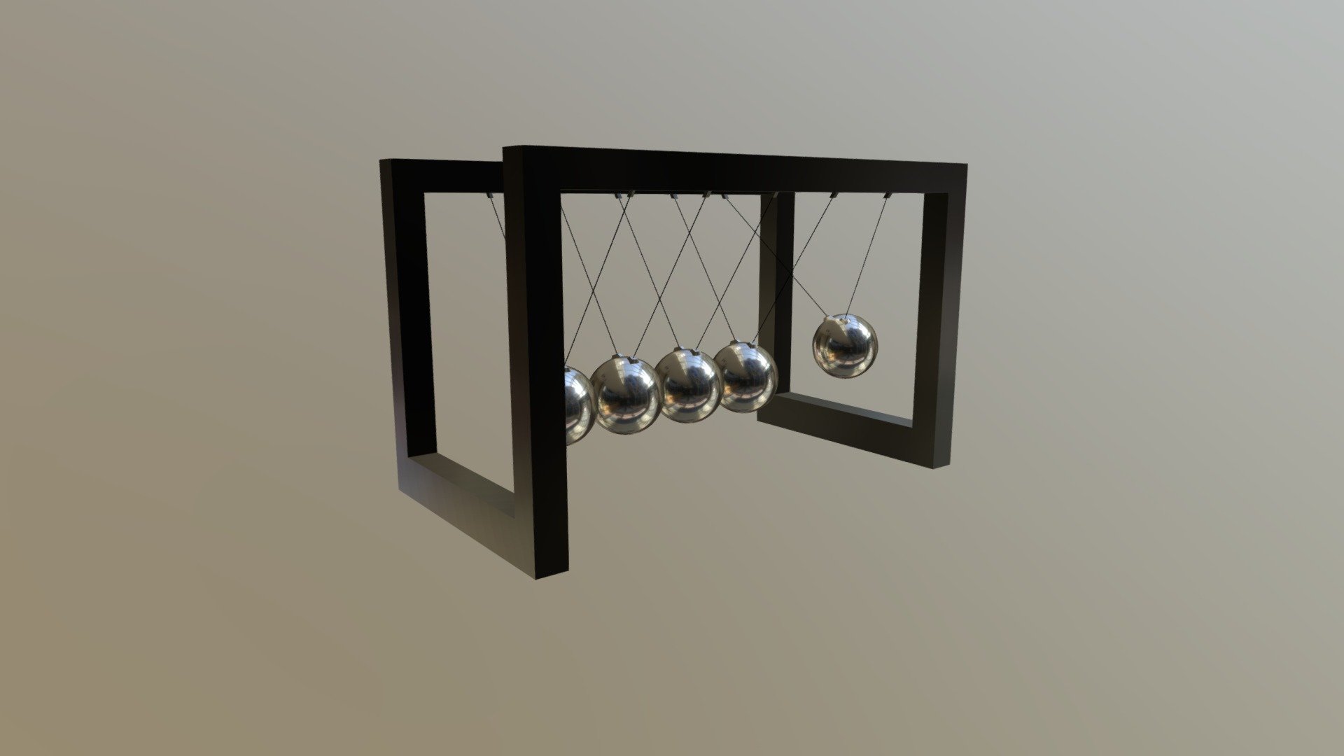 Just a little animation of a newtonian pendulum. The animation was done in maya. This model was originally created for a short movie at university. So I hope you have fun with this little asset 3d model