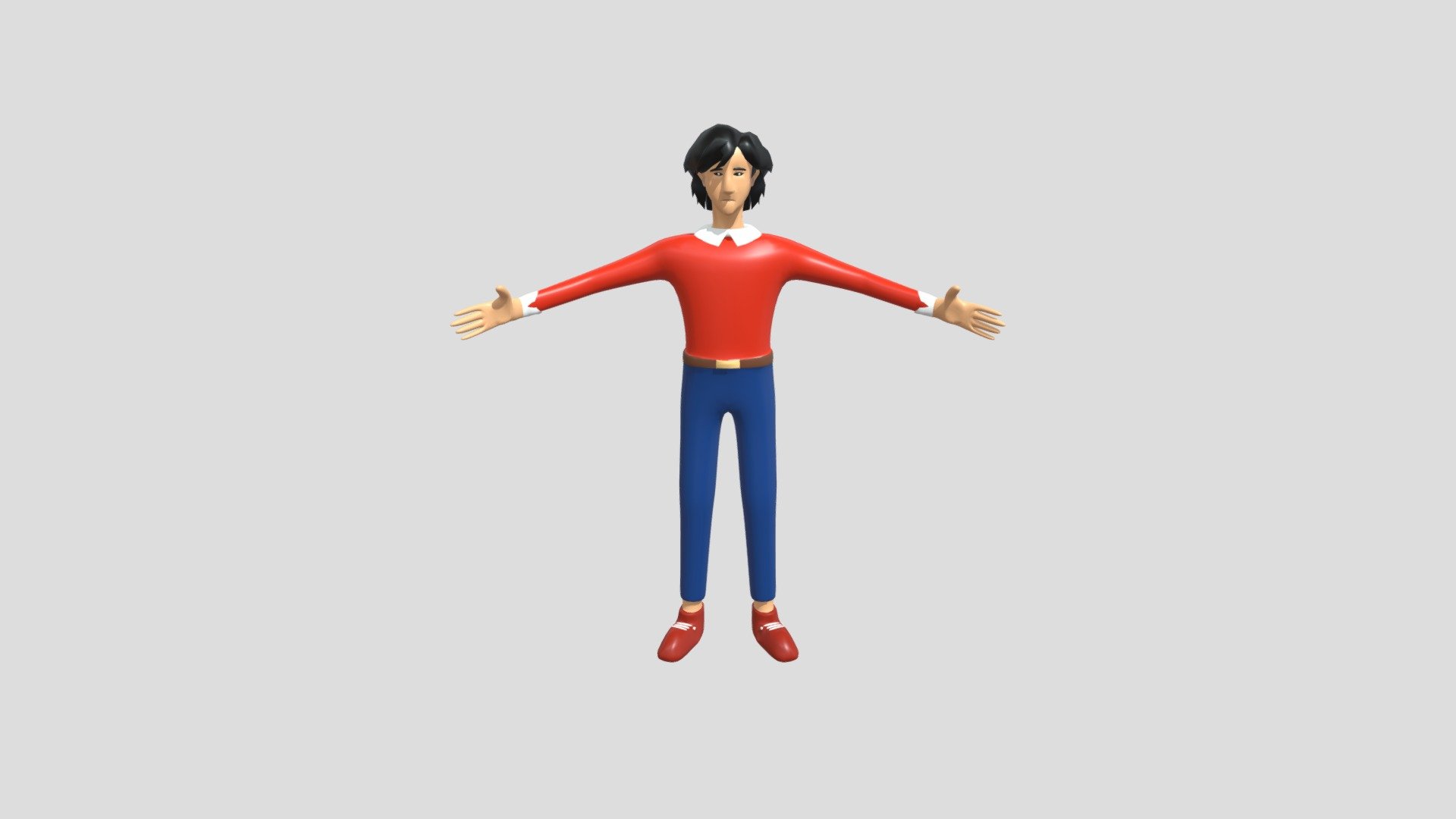 Low Poly Cartoon Character.
Not Rigged - Cartoon Character Casual Man-Low Poly - Download Free 3D model by abdullah.a 3d model