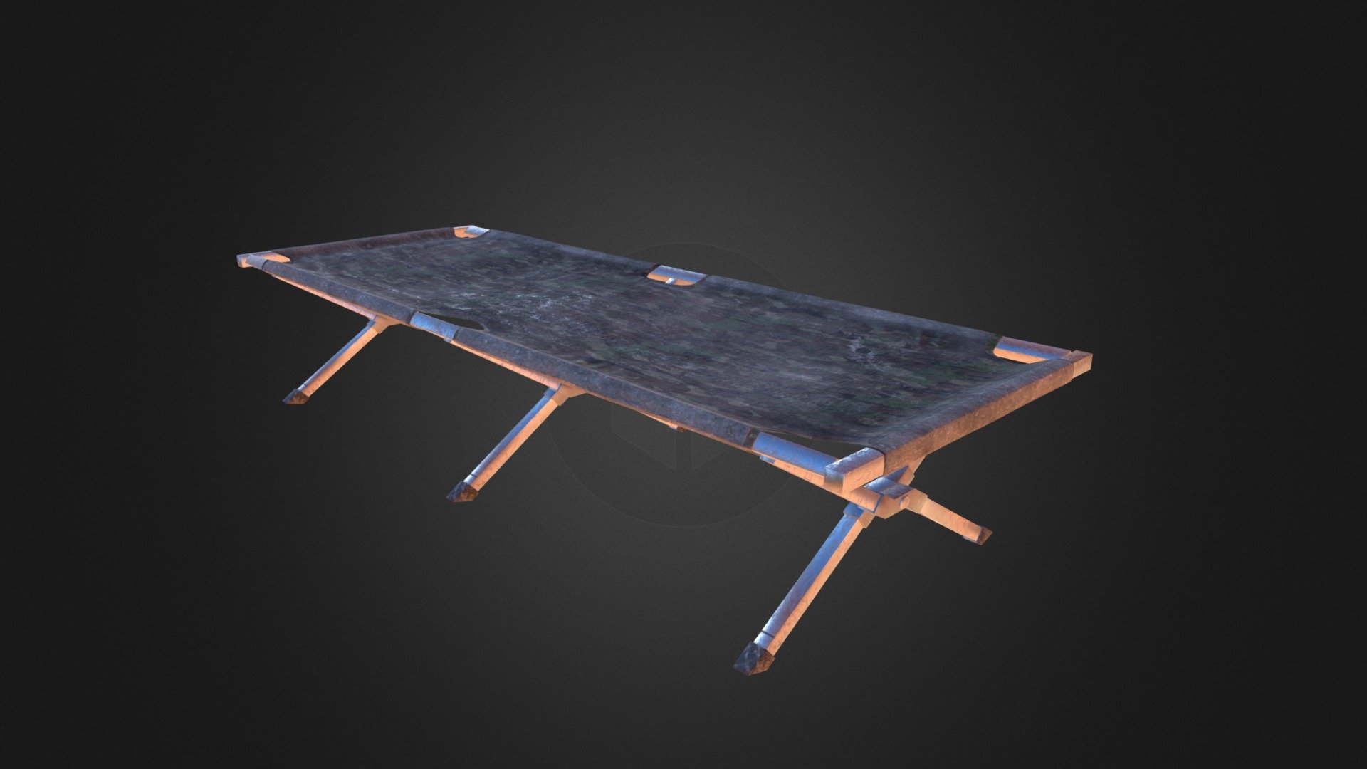 Cots are light and effective! Keep your troops off the ground with this convinient asset!

Game Ready Asset, PBR Metalic Textures - Desert Military Kit: Military Cot - Buy Royalty Free 3D model by MattMurch 3d model