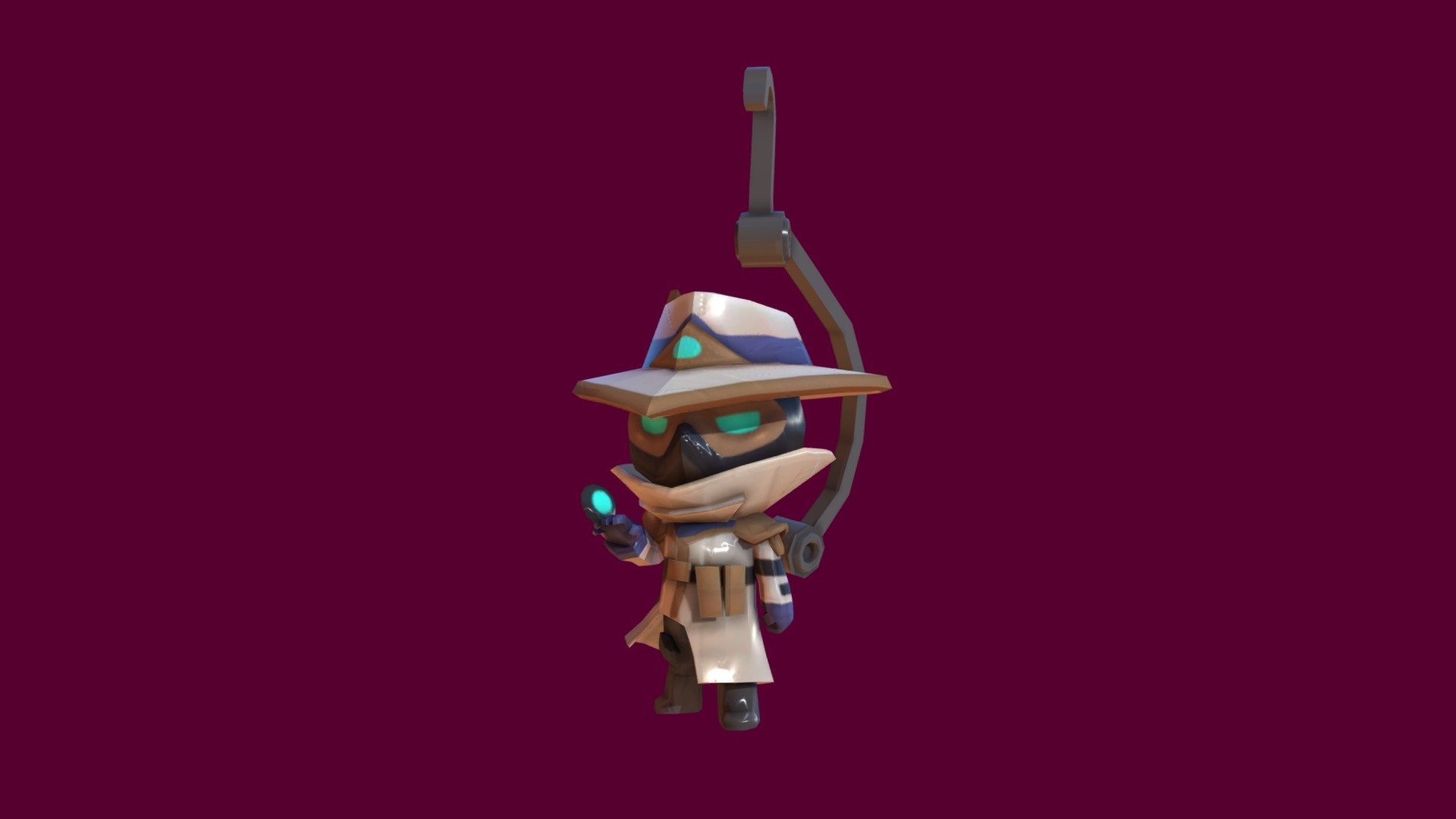 Valorant Chibi Characters Keychain for ingame Guns

Cypher // Valorant - Valorant - Cypher Chibi (Keychain) - Download Free 3D model by Luquita (@speedmodel) 3d model