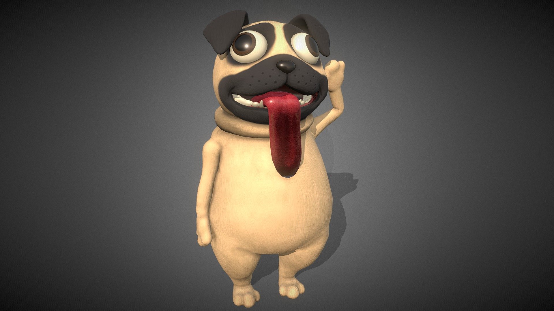 This is a Cartoon pug I Sculpt in Blender, rig and Animations made in Maya.




2048x2048 Albedo, Normal map and Roughness Textures.

Skin Weighted.

T Pose.

1 Idle Animation.

Hope you like it! - Cartoon Pug - Buy Royalty Free 3D model by JoeBalero 3d model