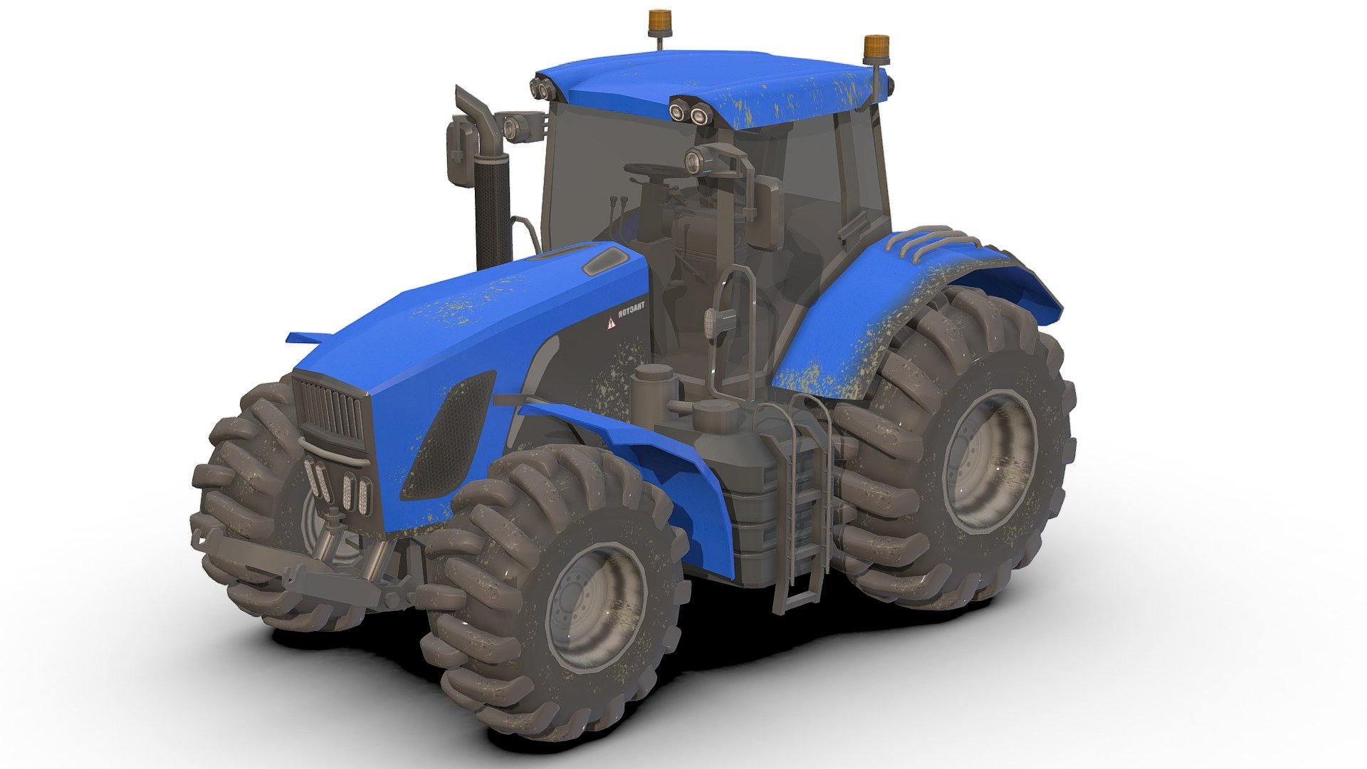 Tractor Model .

You can use these models in any game and project.

This model is made with order and precision.

Separated parts (bodys. wheels.Steer).

Very Low- Poly.

Truck have separate parts.

Average poly count: 23,000 tris.

Texture size: 2048 / 1024 (PNG).

Number of textures: 2.

Number of materials: 2.

Format: Fbx / Obj / 3DMax .

Wait for my new models.. Your friend (Sidra) 3d model