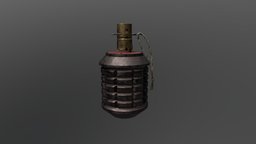Japanese Hand Grenade Type 97 grenade, japan, ww2, worldwar2, game-model, weapon, pbr