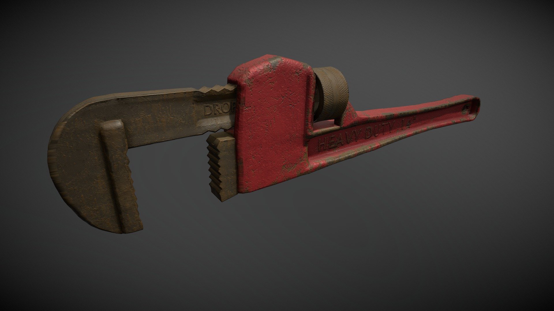 Pipe Wrench - 3D model by aviedezhere 3d model