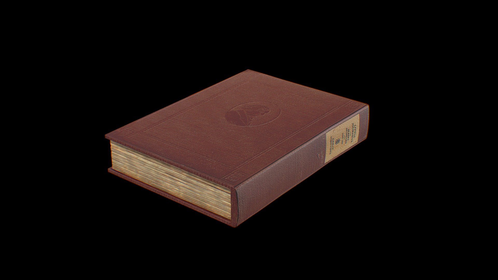 Free download：www.freepoly.org - Old Book-Freepoly.org - Download Free 3D model by Freepoly.org (@blackrray) 3d model