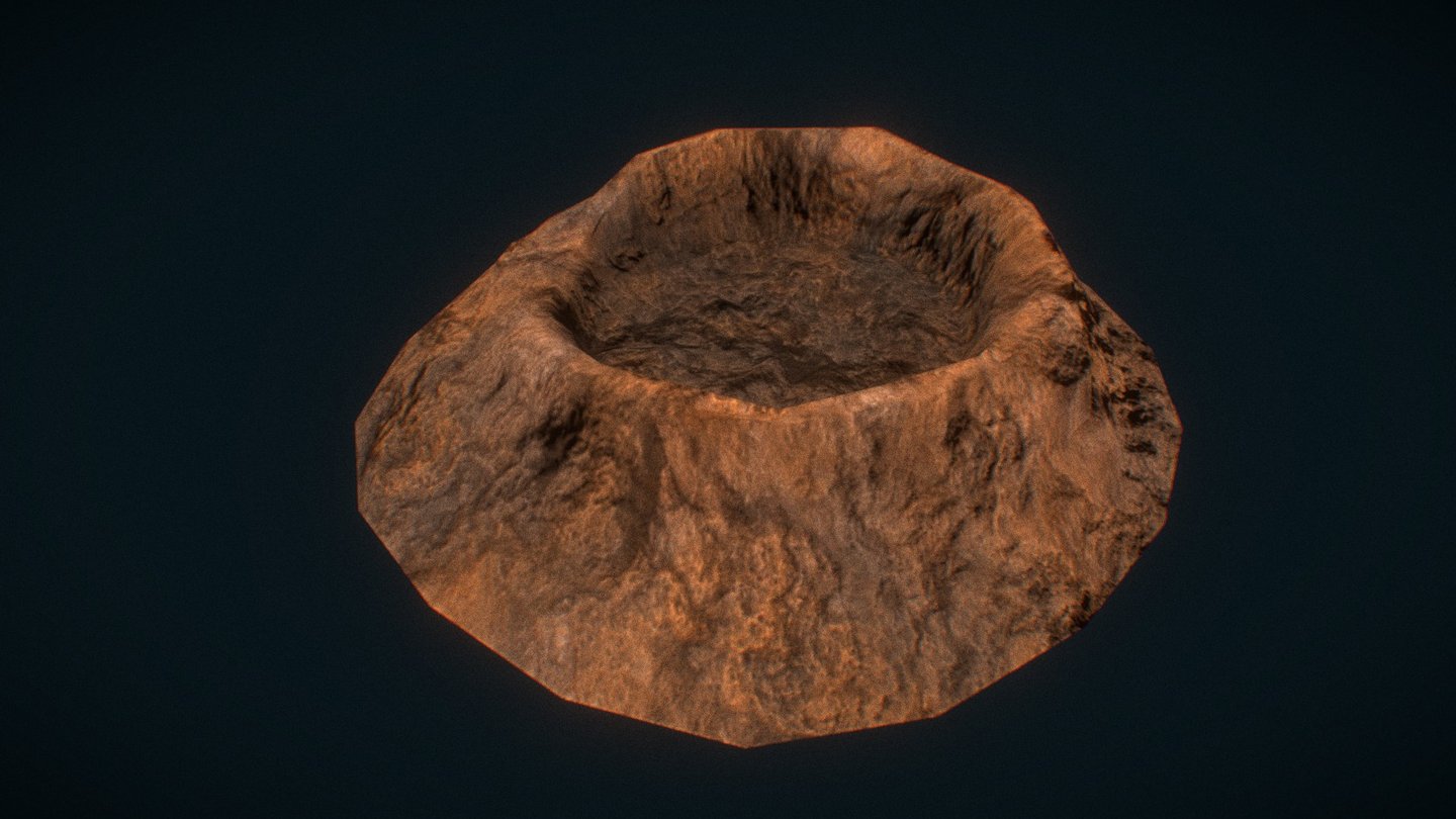 Crater 2 - 3D model by p4oen1x 3d model