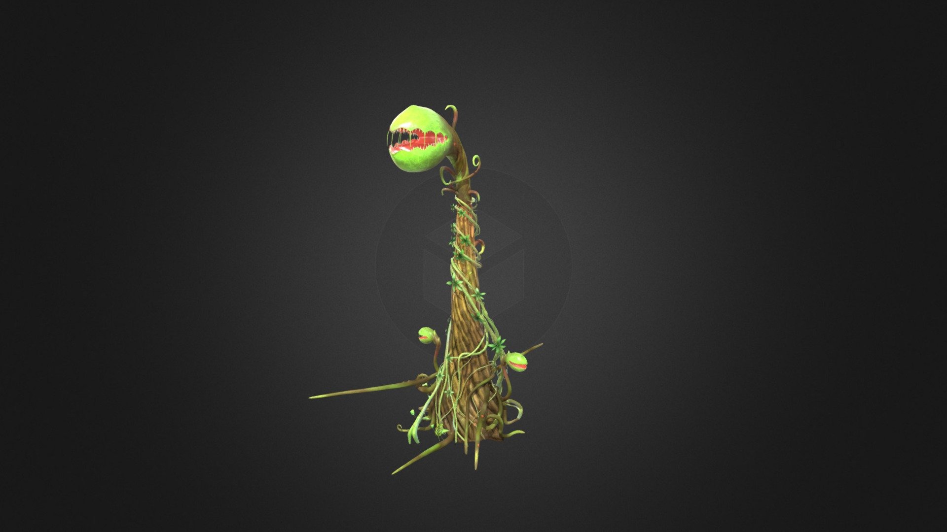 Snapping Venus flytrap - 3D model by sidarthmenon 3d model