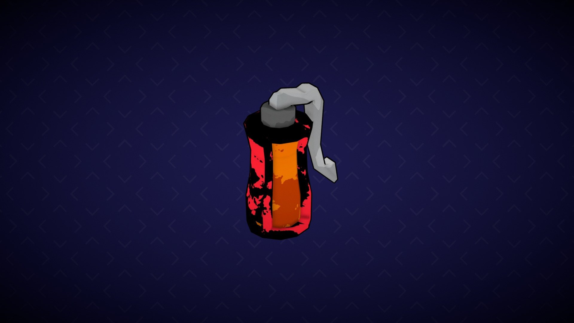 Attempt at a cartoon style grenade game asset for Asset Jam 12 (https://itch.io/jam/asset-jam-12).

Themes to pick from this week were:




Cartoon style, sprites, UI;

Cell shaded characters, environment items;

Playful,  background loops or soundtracks;

Learnt a new technique to achieve this style with outlines (guide here https://sketchfab.com/blogs/community/creating-a-cartoon-outline-for-sketchfab/)

Download none outlined version at:
https://trashart.itch.io/cartoon-style-grenade - Cartoon Style Grenade - Download Free 3D model by trashart (@trash-art) 3d model
