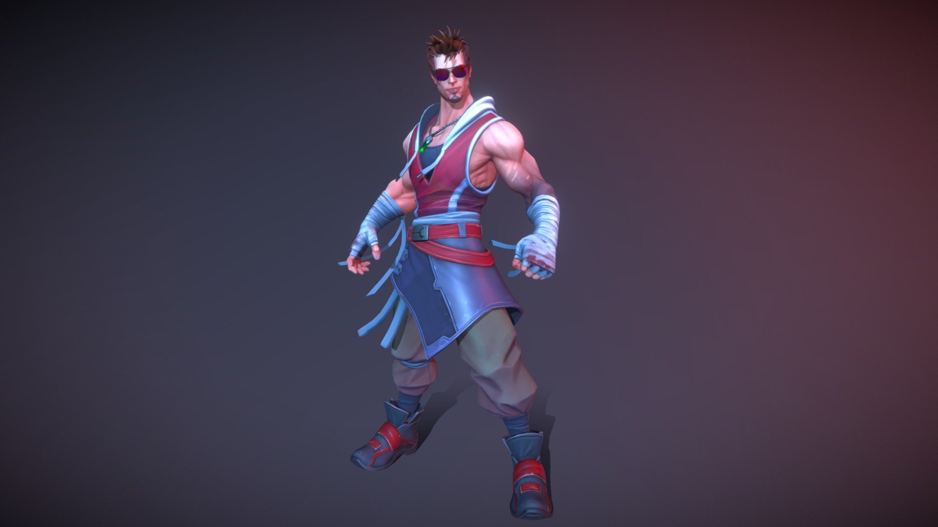 The character is inspired by Tyler Durden - Fight Club guy - 3D model by DAGON (@DAGON92) 3d model