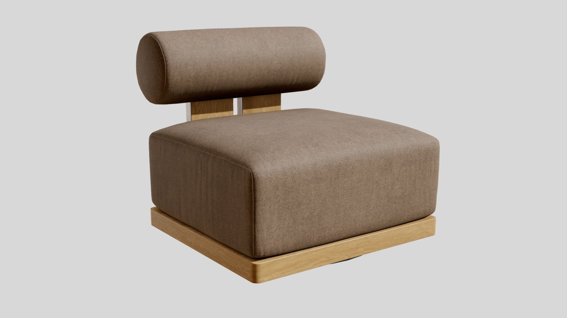 High-quality 3d model of a Restoration Hardware Vigo Teak Swivel Lounge Chair - Restoration Hardware Vigo Swivel Chair - Buy Royalty Free 3D model by 3detto 3d model