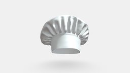 Chef Hat hat, french, cap, restaurant, up, chief, chef, cook, bake, cooker, dress, mockup, headgear, head, uniform, kitchen, fabric, mock, costume, headwear, toque