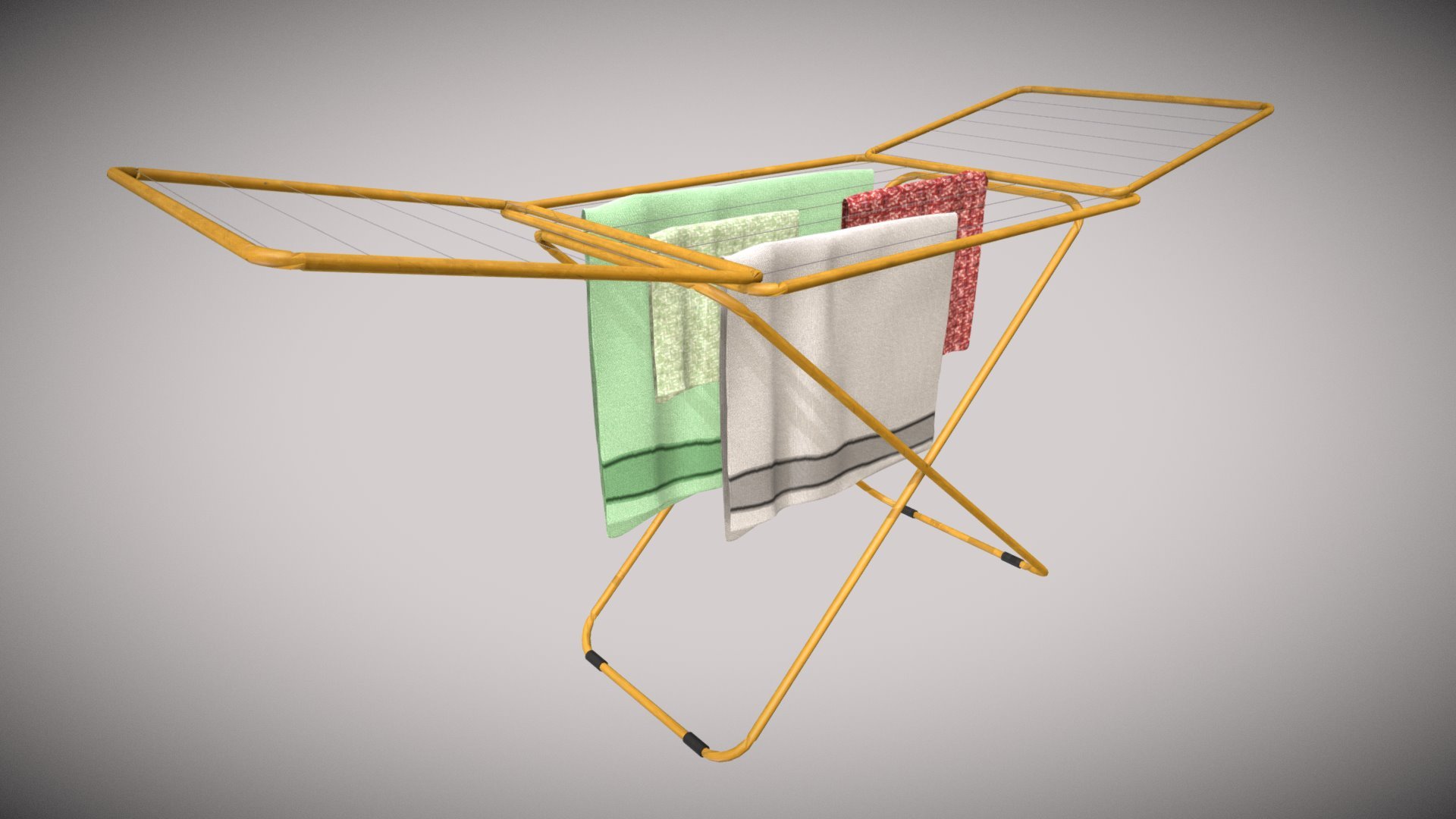 Clothes Dryer - Buy Royalty Free 3D model by Francesco Coldesina (@topfrank2013) 3d model