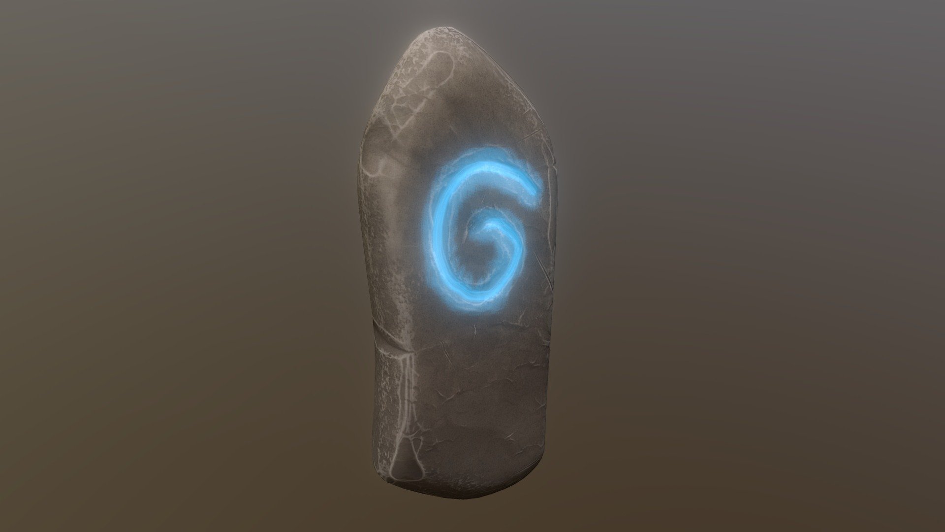 Fantasy Stylized Rune Stone - Fantasy Stylized Rune Stone - Buy Royalty Free 3D model by Handrews3D 3d model