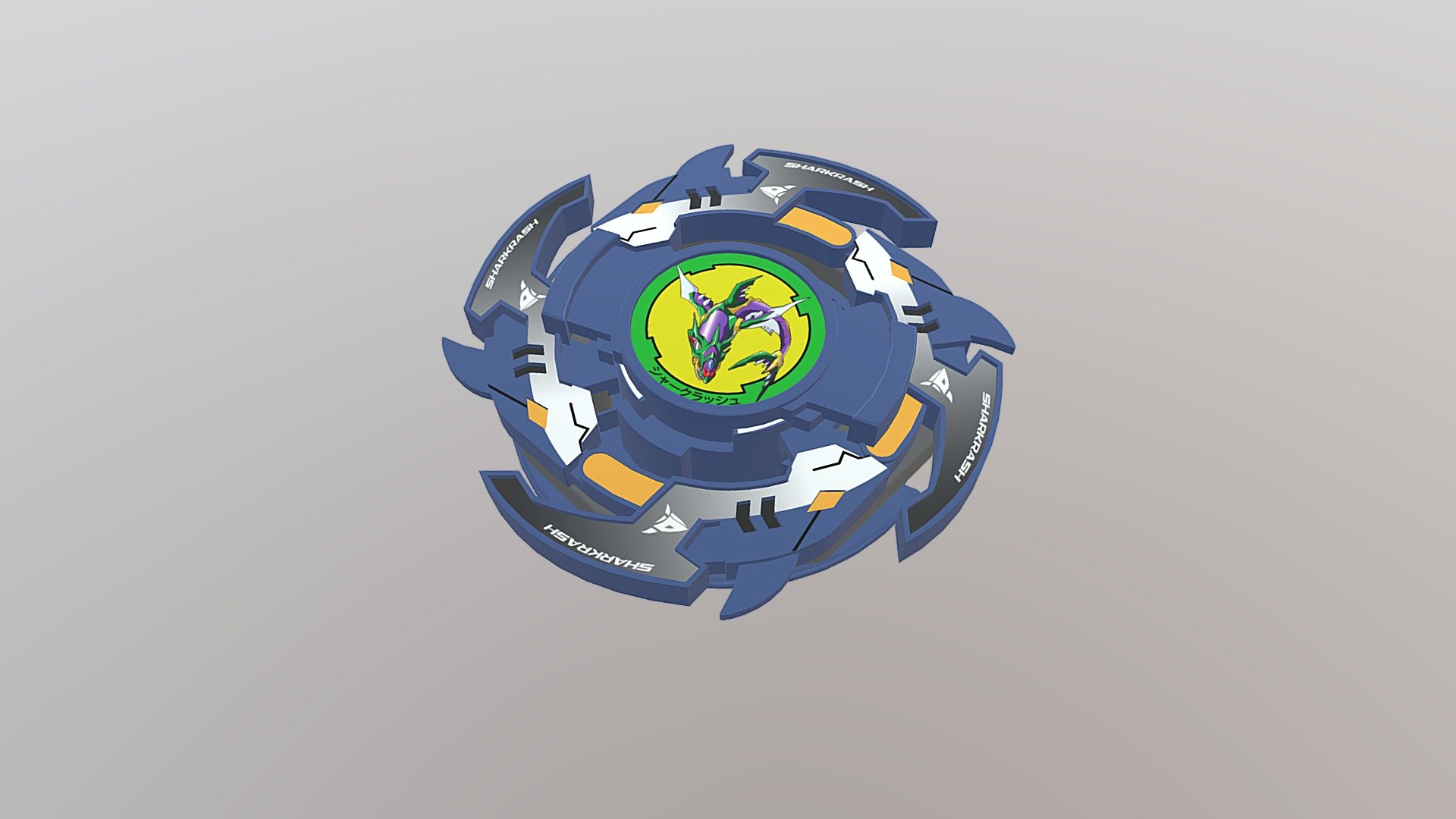 Mariam’s Beyblade from the anime series which wasn’t officially produced. I used extensive references from the anime, the card game and the official 3D render to make the most accurate version possible. I suspect it wasn’t produced because the fins could easily break and be a projectile hazard.

*While it's possible to 3D print this model, buyers are purchasing a 3D model and not a physical item 3d model