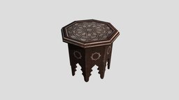 Table 04 wooden, furniture, table, tables, arabic, coffeetable, living, middle, houseware, interior-design, arabic-architecture, middle-east, wodden, middle-eastern, dining-room, diningtables, 3d, decoration, interior, livingroom