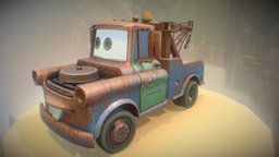 Tow Mater cars, pixar, rusty, mater, towtruck, vehicle, hinxlinx, ericlynxlin, elynx, towmater