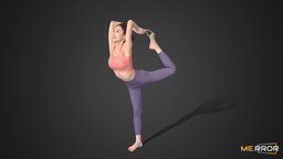 [Game-ready] Asian Woman Scan_Posed 14 body, suit, topology, people, clock, standing, fitness, asian, bodyscan, ar, peace, posed, woman, yoga, zen, stretching, pilates, employee, woman3d, character, low-poly, photogrammetry, lowpoly, scan, female, human, gameready, yogamat, noai, yogapose