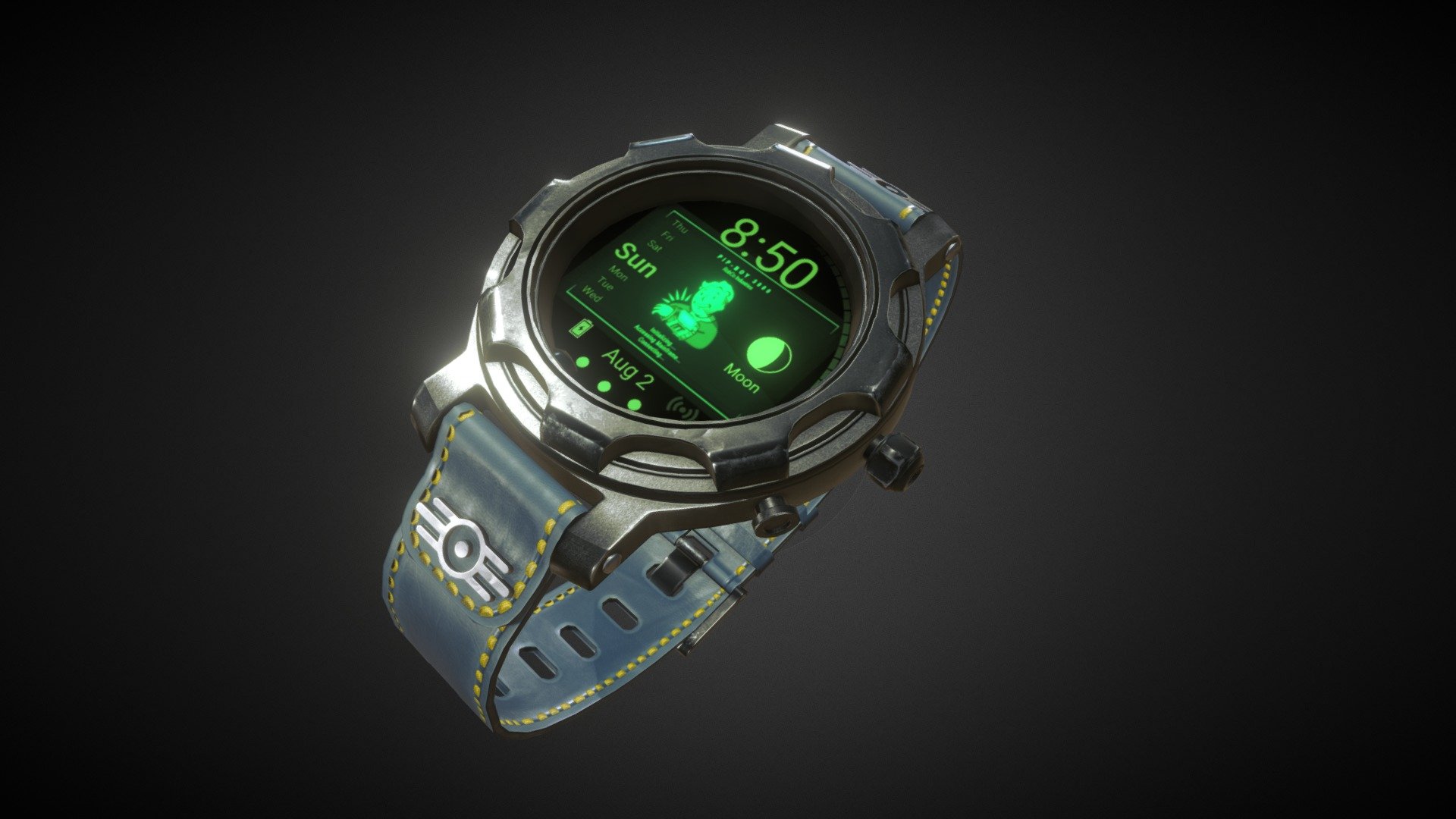 Fallout 4 fan art: Vault 111 Watch.
This will be a mod, on Nexus soon!
More images and info, here: https://www.artstation.com/artwork/oPYKB - Vault 111 Watch: Fallout - Buy Royalty Free 3D model by Kaspars Pavlovskis (@kaspars_3d) 3d model