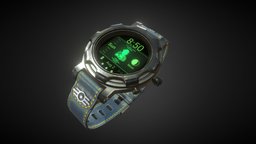 Vault 111 Watch: Fallout time, games, post-apocalyptic, bethesda, props, fallout3, blender3d, gameart, watch, fallout
