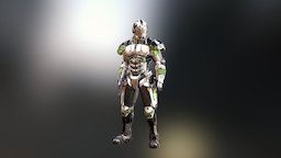 Battle Mech Series armor, mech, battle, reallusion, cc-character, character, game, sci-fi, animation, animated, male, rigged, accurig
