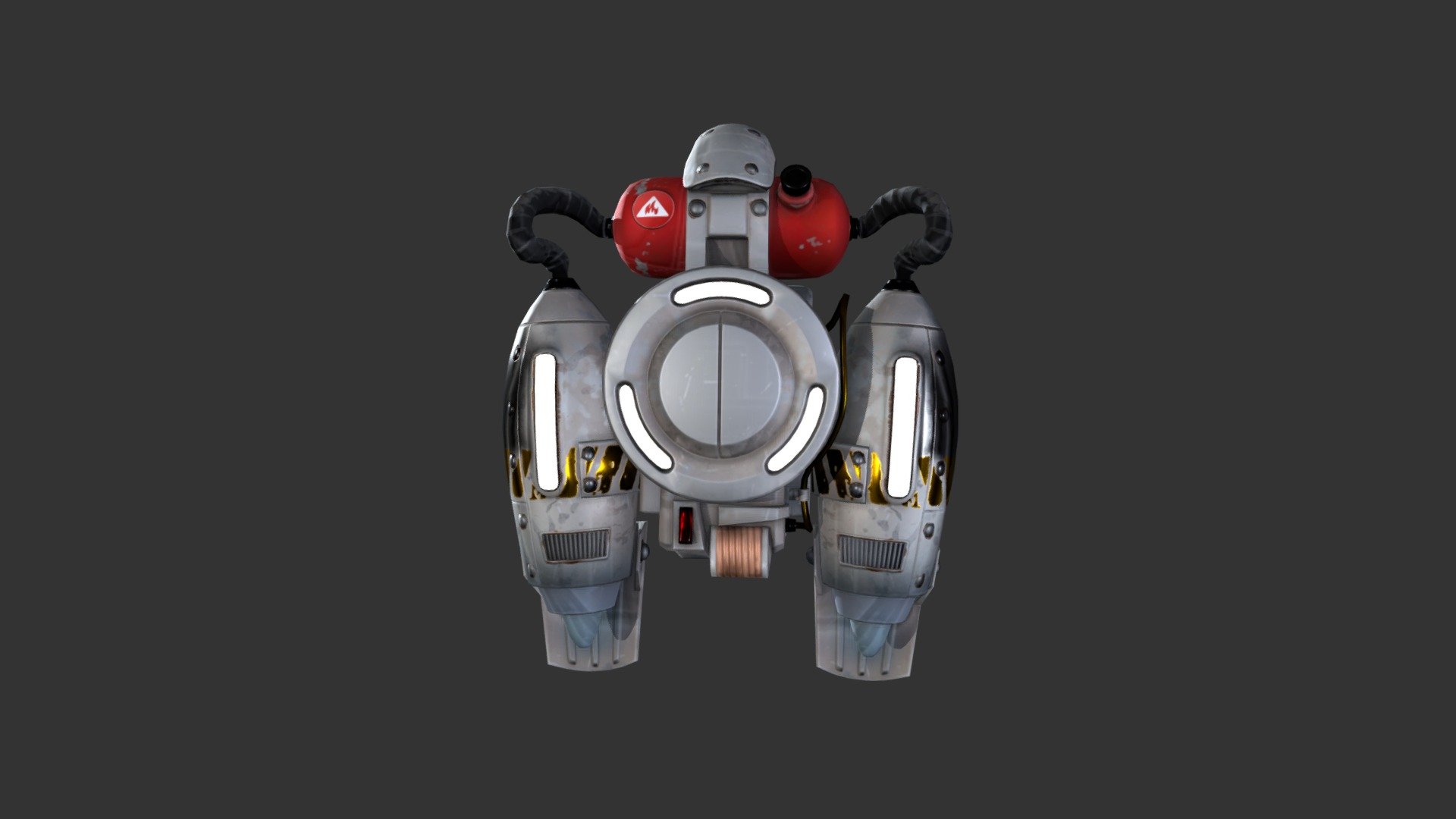This is jetpack backpack from Fortnite Battle Royale 3d model