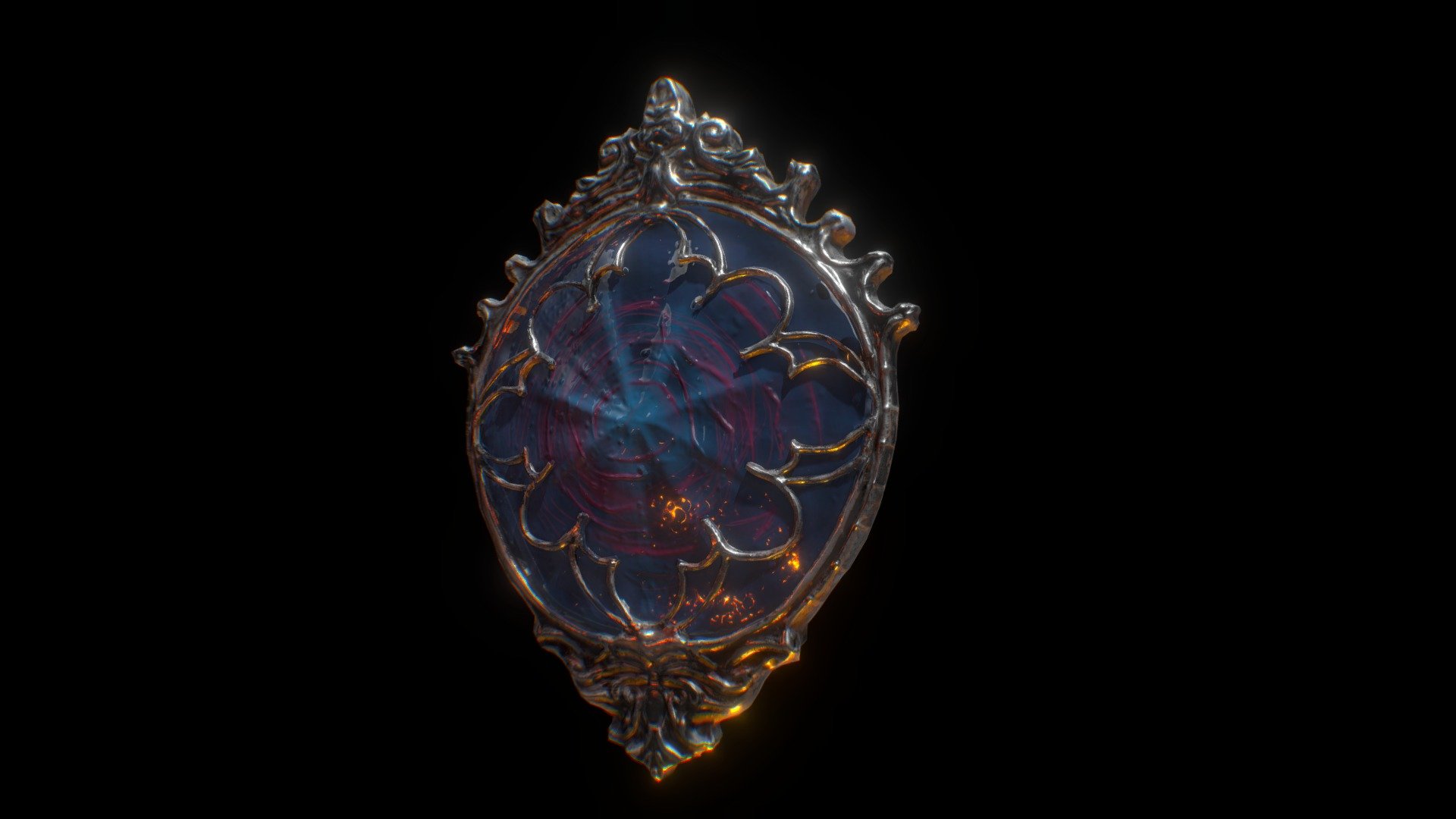 I made the loch shield from bloodborne. Not my own design 3d model