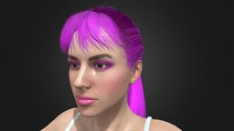 Character Pink Girl unreal, pink, unrealengine, unrealengine4, forgame, girl-model, girlcharacter, cc-character, character, unity, unity3d, girl, game, animation, animated, rigged, person