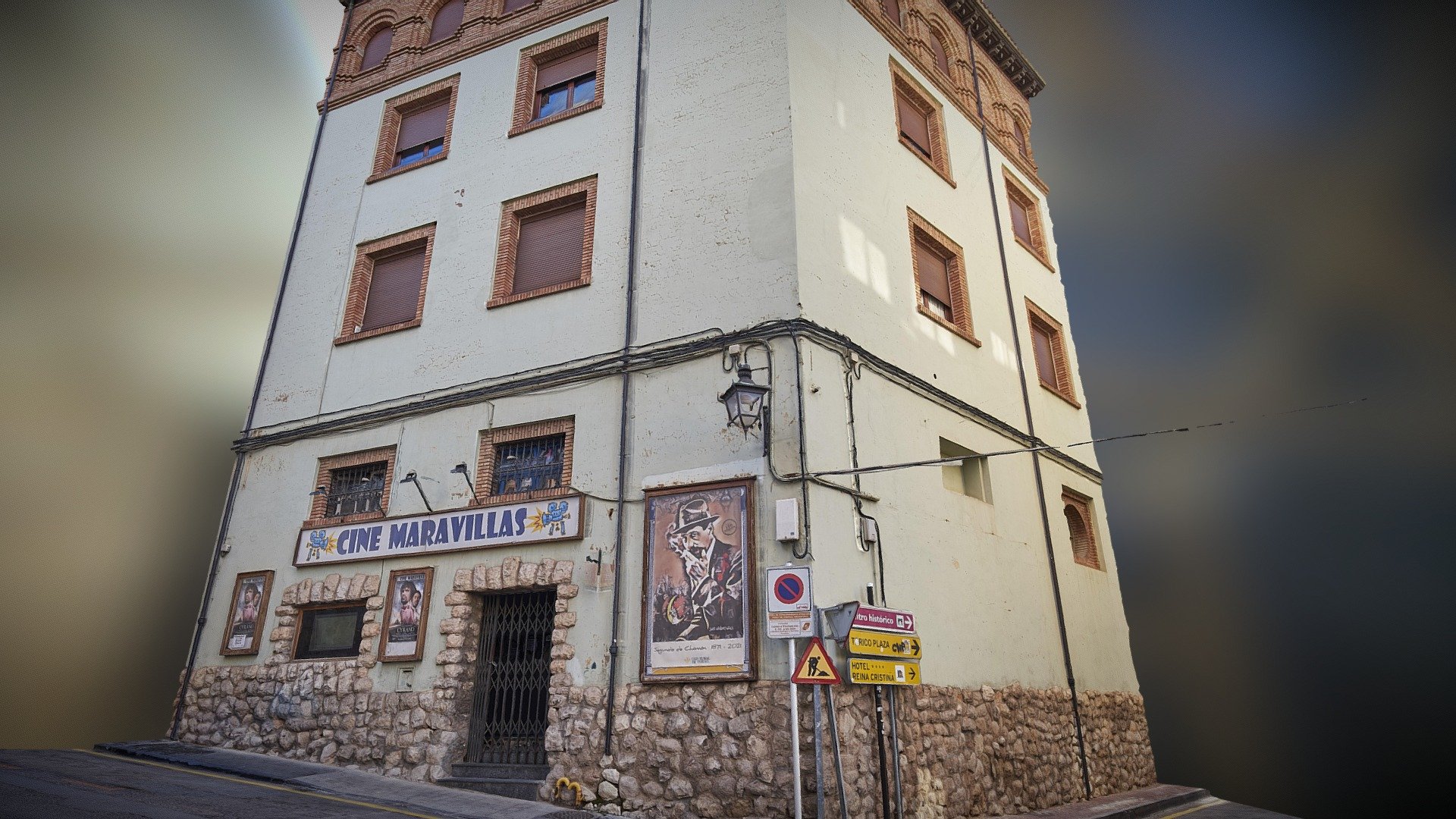 Escaneado 3d de fachada Cine Maravillas en Teruel.
Photogrammetry street scan, Teruel.

Modelo optimizado/Decimated model 3d model