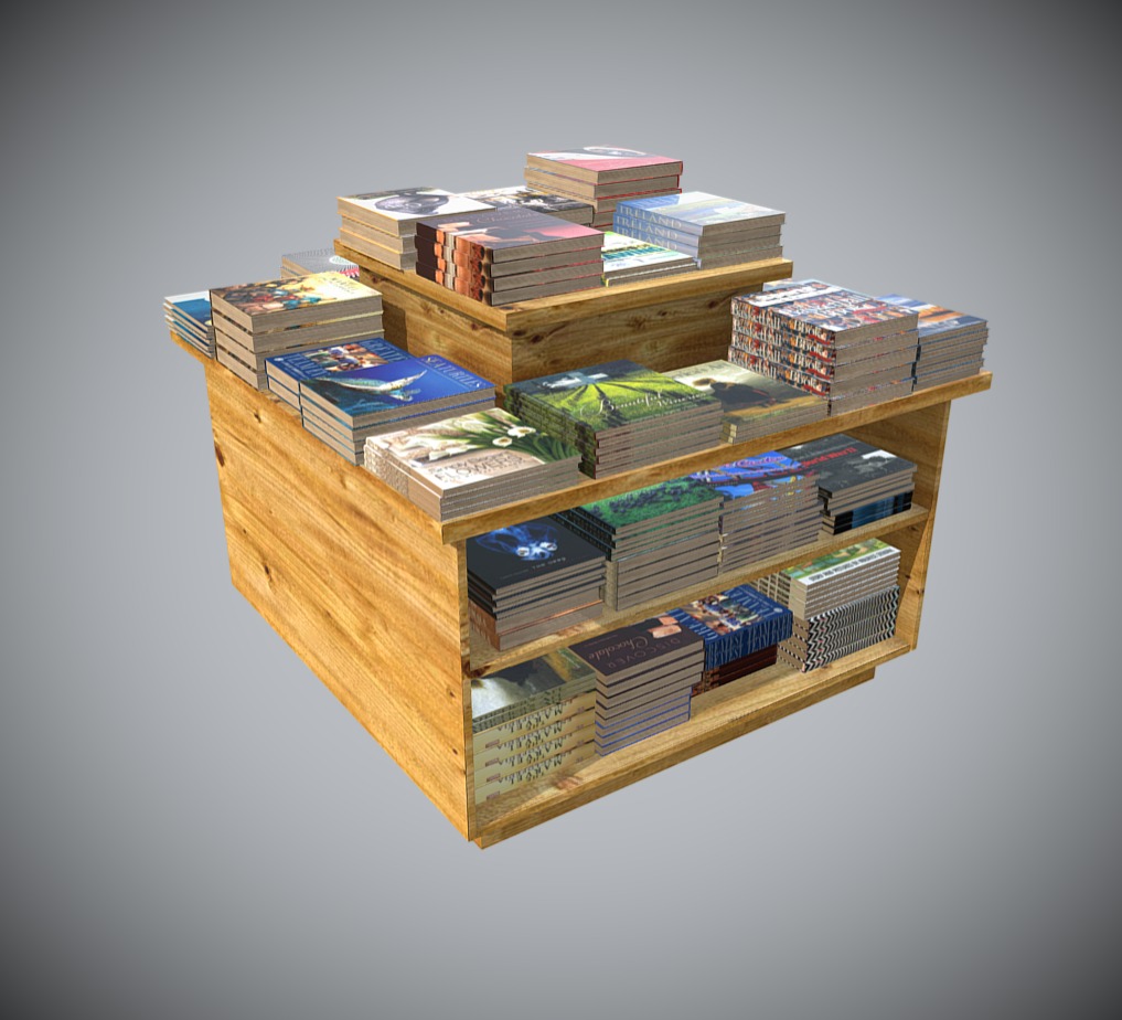 Expo Books - Download Free 3D model by Francesco Coldesina (@topfrank2013) 3d model