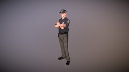 Policeman policeman, gameasset-charactermodel, character, unity, gameasset, animated, gameready