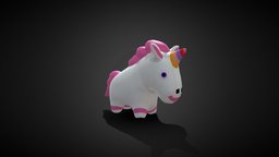 Unicorn Low Poly Cartoon unicorn, 3dmodels, pet, animals, beautiful, gameassets, lowpolymodel, fantasyart, fantasycreature, gamereadyasset, unicorns, creature, animal, fantasy