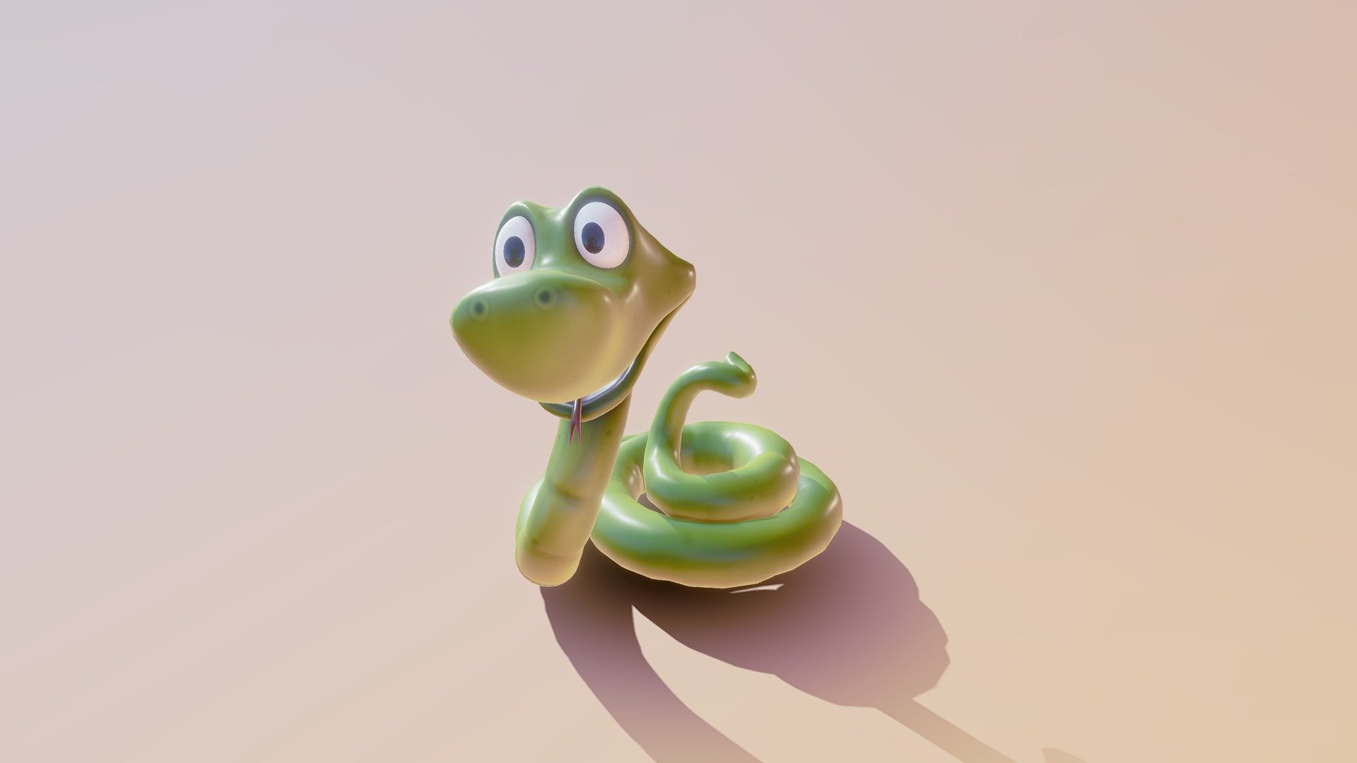 rig included and optimized for Unity - Cartoon Snake for gaming - Buy Royalty Free 3D model by Softmind Game Factory (@softmind) 3d model