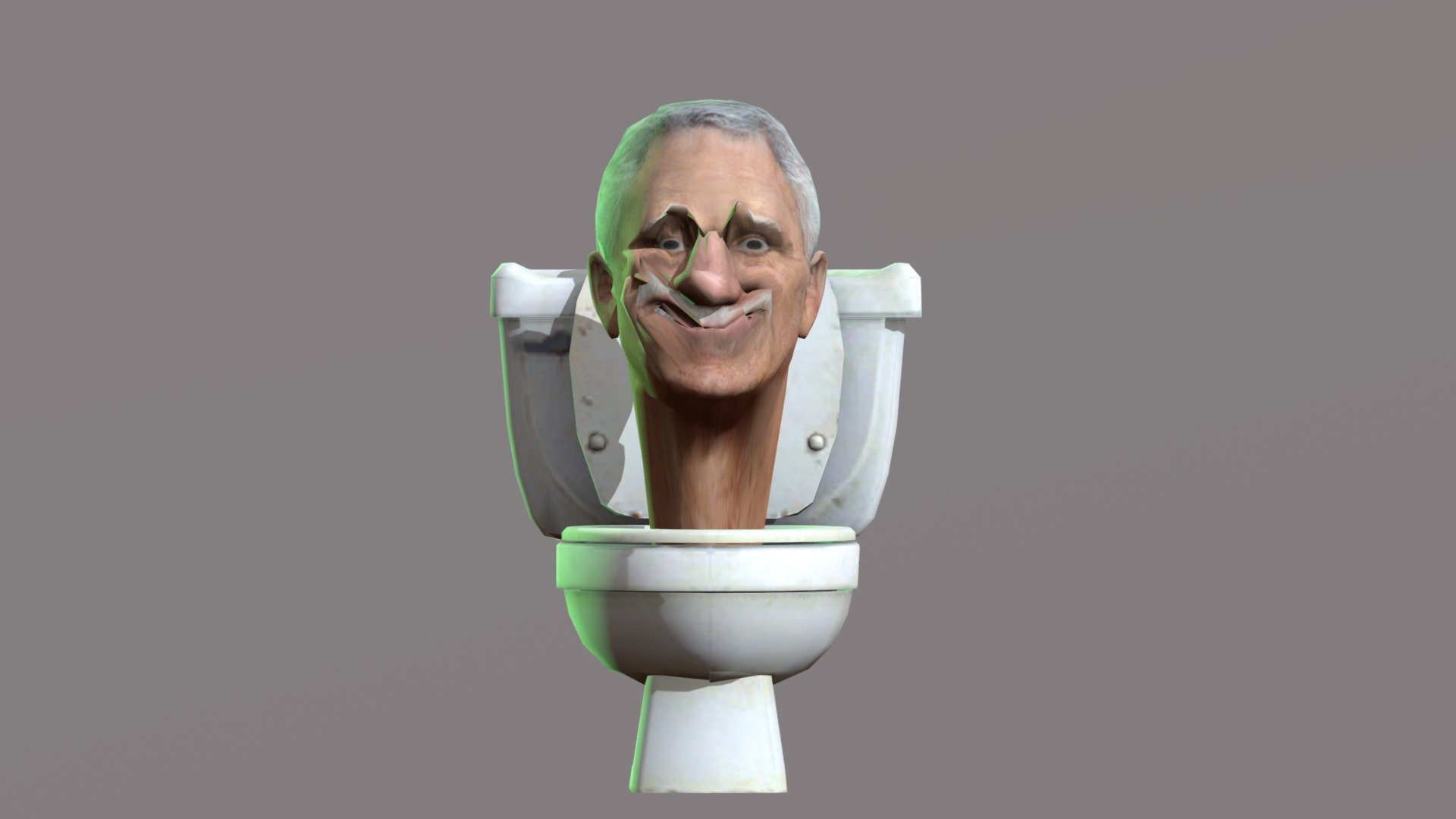 uncle skibidi toilet - 3D model by pamm (@daeboommmm) 3d model