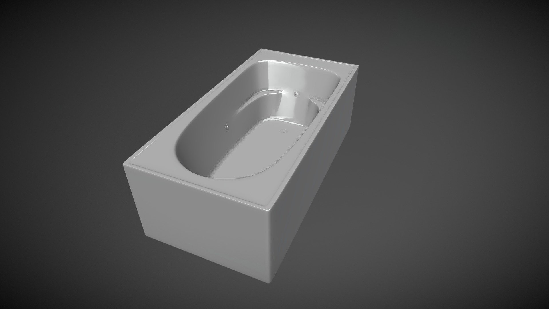 Sample Home Equipments - Bathtub - Download Free 3D model by rustic.orcullo13 3d model