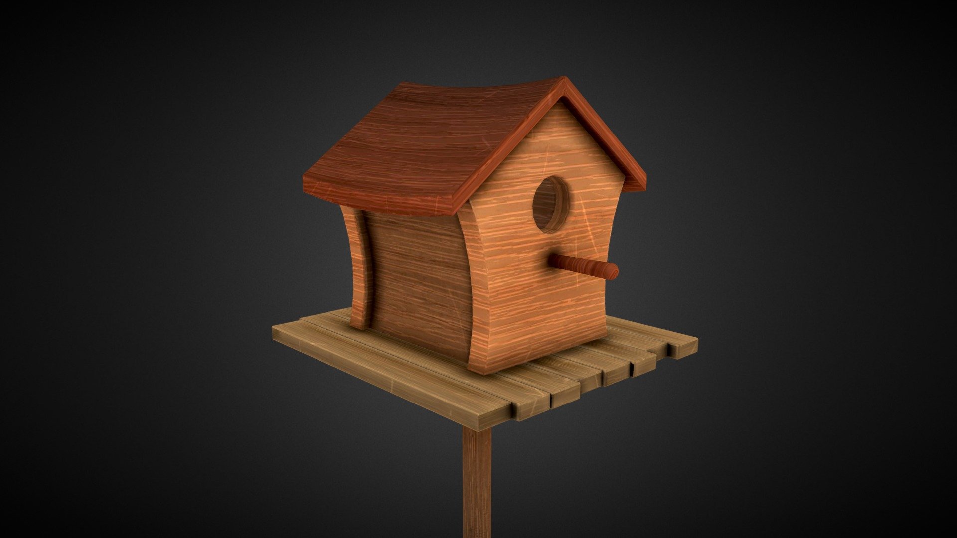 Stylized Birdhouse 3D Low-Poly Model
Blender / Substance Painter - Birdhouse - 3D model by Emre Alaca (@emrealaca3d) 3d model
