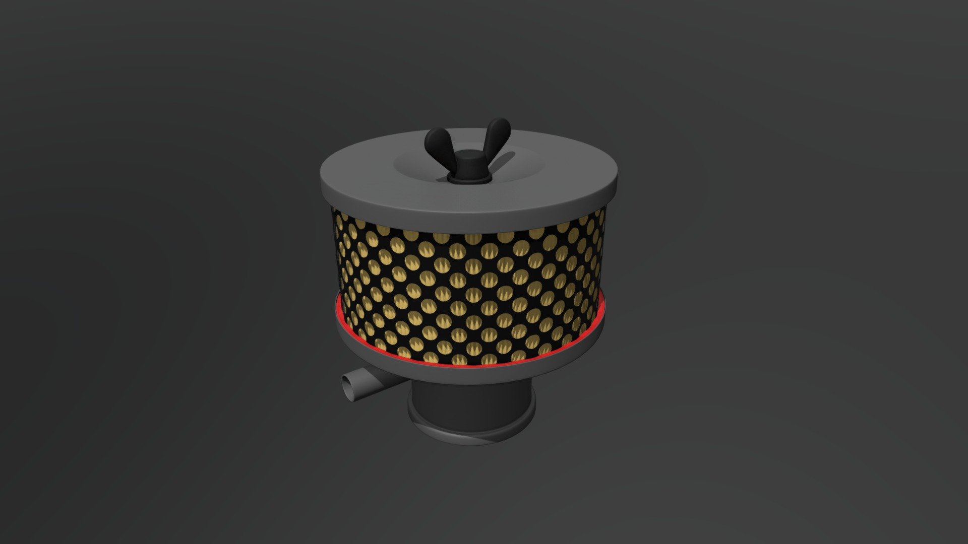 This model is based on the air cleaner filter for solex 32 carburettors that were fitted to the volkswagen sedan 1600cc and derivatives.

Low poly mesh with PBR texture maps in 4K can receive 2k textures easily 3d model