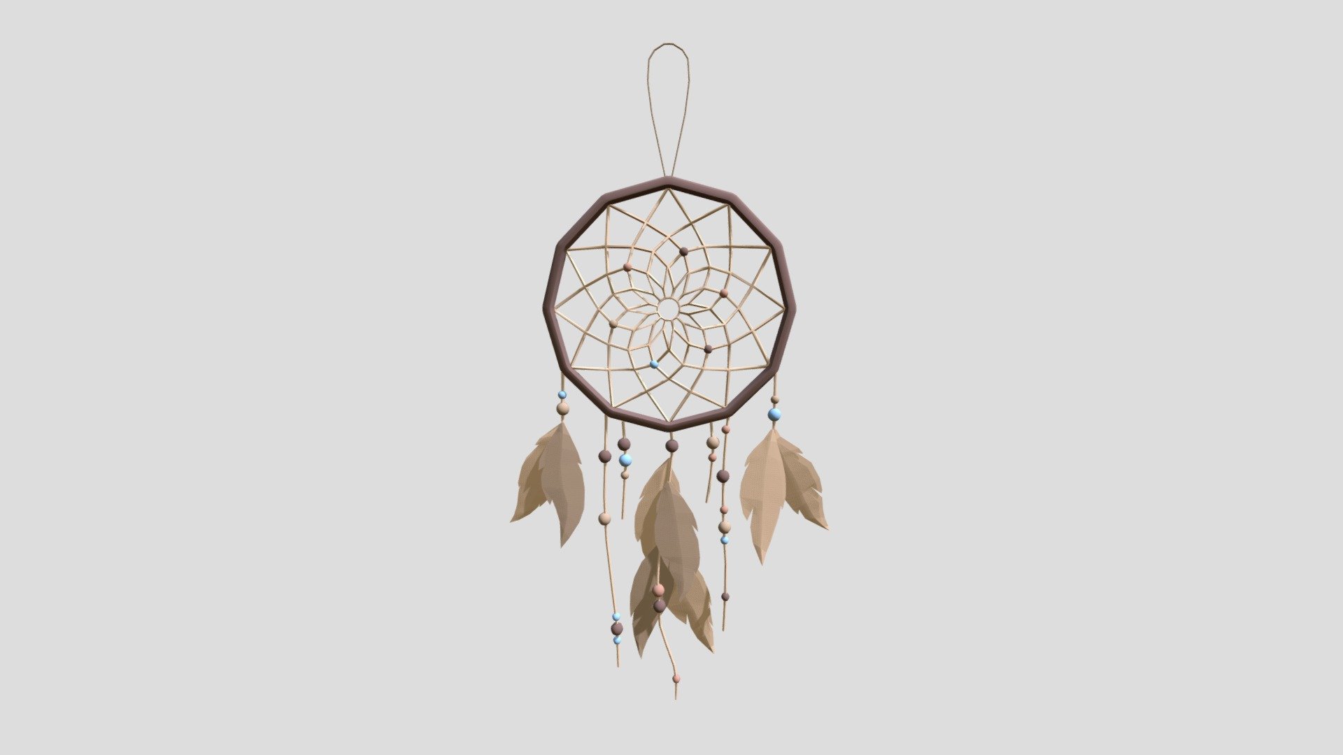 Hello everyone !

I am pleased to present to you this dreamcatcher which will blend in with any decor of this style ! You can integrate it into all your games or activities and create a unique decor that only you have the secret ! Let yourself be carried away by your imagination ! Enjoy !

Made with blender - Dreamcatcher - Buy Royalty Free 3D model by ApprenticeRaccoon 3d model