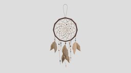 Dreamcatcher wooden, link, spider, hanging, dream, string, culture, night, america, native, models, web, dreamcatcher, feather, aboriginal, pearl, charm, catcher, various, art, lowpoly, wood