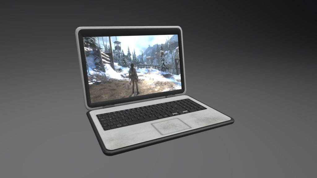 http://steamcommunity.com/sharedfiles/filedetails/?id=751470227 - Laptop [ROTTR] - 3D model by mark2580 3d model