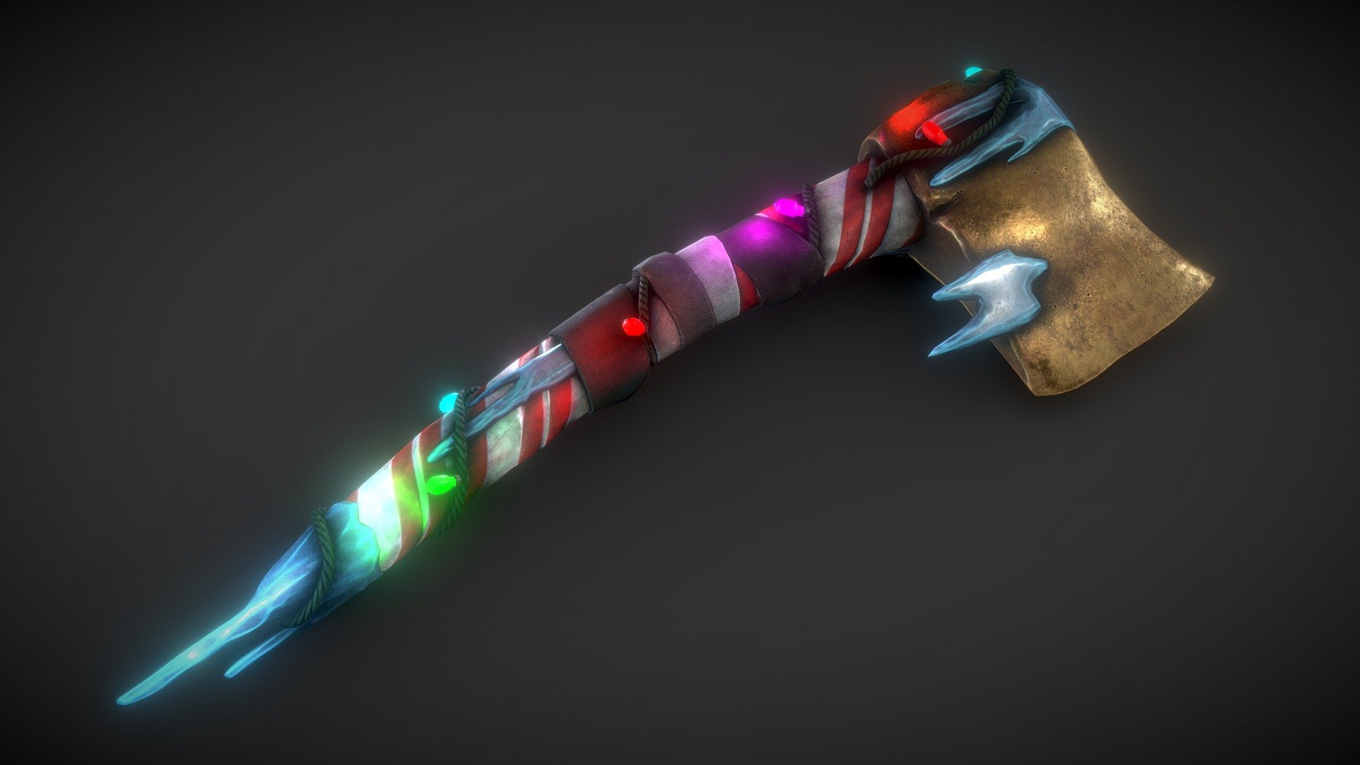 Christmas Hatchet maked for game &ldquo;Remnants