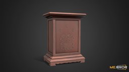 [Game-Ready] Buddhist Temple Donation Box wooden, topology, furniture, table, ar, 3dscanning, box, traditional, donation, buddhism, oriental, asian-art, woodtable, low-poly, photogrammetry, lowpoly, 3dscan, gameasset, wood, gameready, noai
