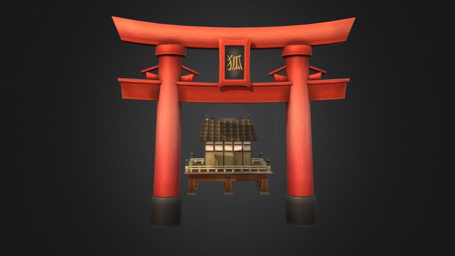 present - japanese set - Download Free 3D model by yuzutarou (@yuzuponponpon) 3d model
