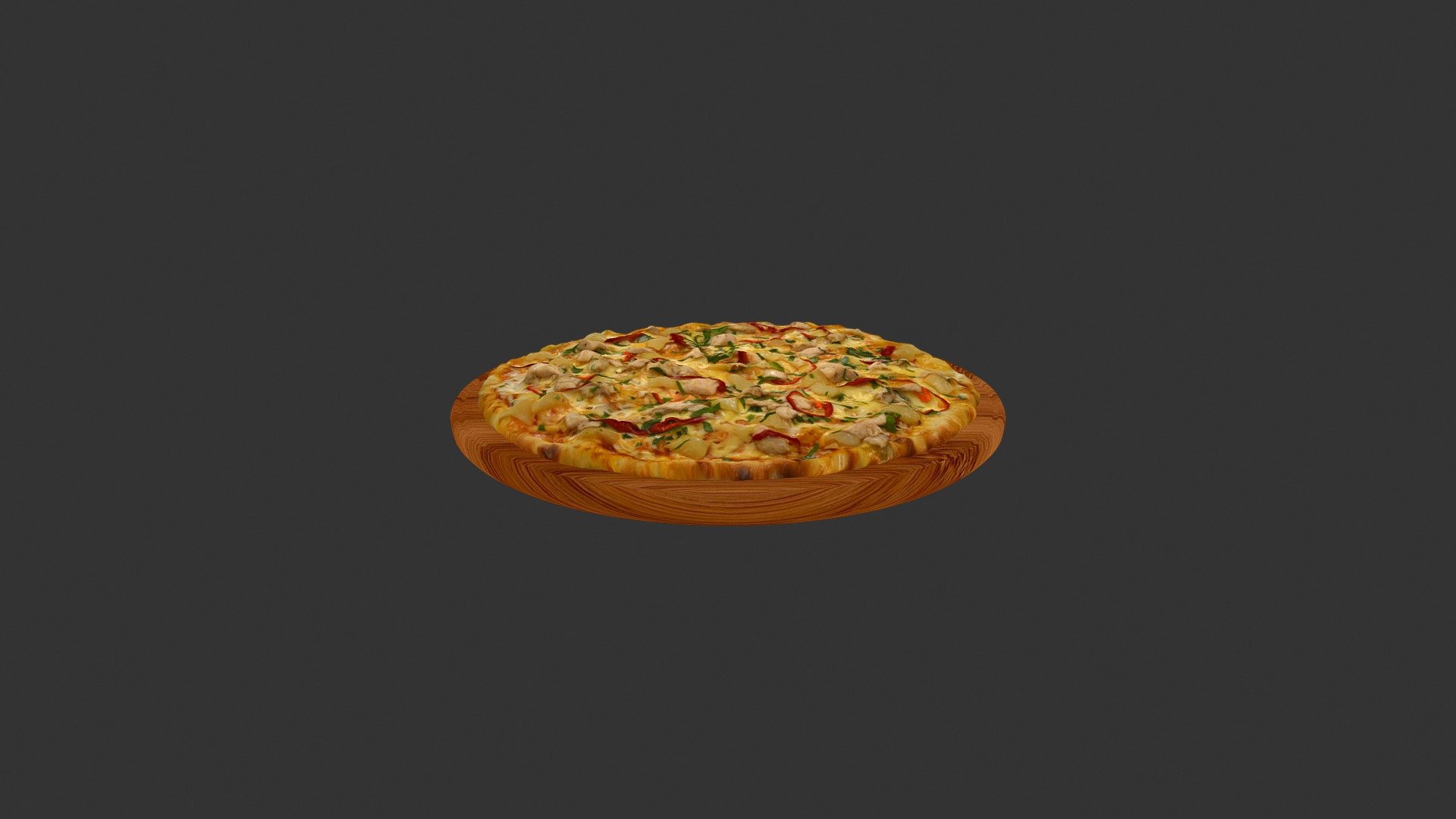 Піца Ямайка (Mix_mini_etc_pizza) - 3D model by alex.alexandrov.a 3d model