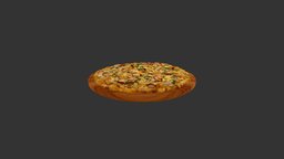 Піца Ямайка (Mix_mini_etc_pizza) photoscanning, 3dmodel