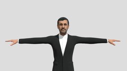 Mahmood Ahmadinejad 3D Model mahmoodahmadinejad, mahmood_ahmadinejad, ahmadinejad, mahmood