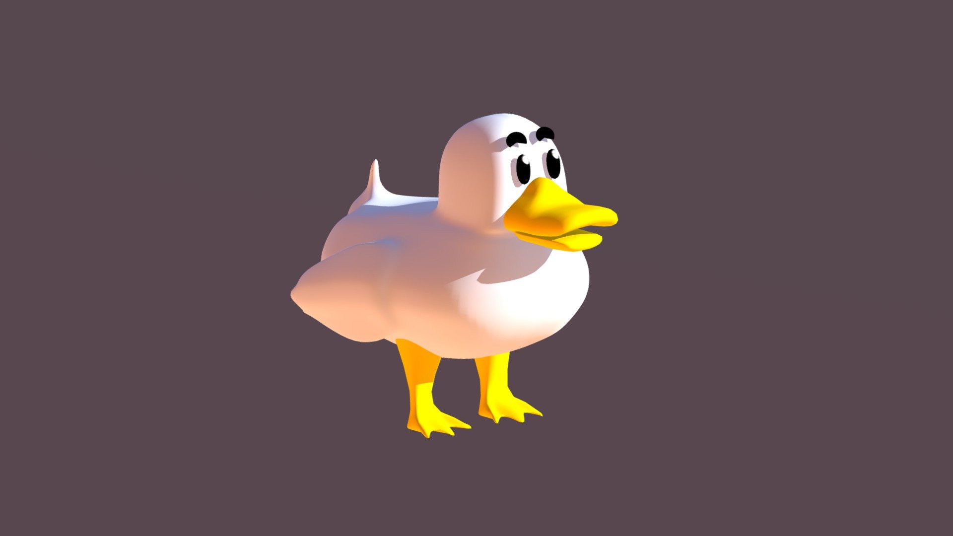 just a duck 3d model