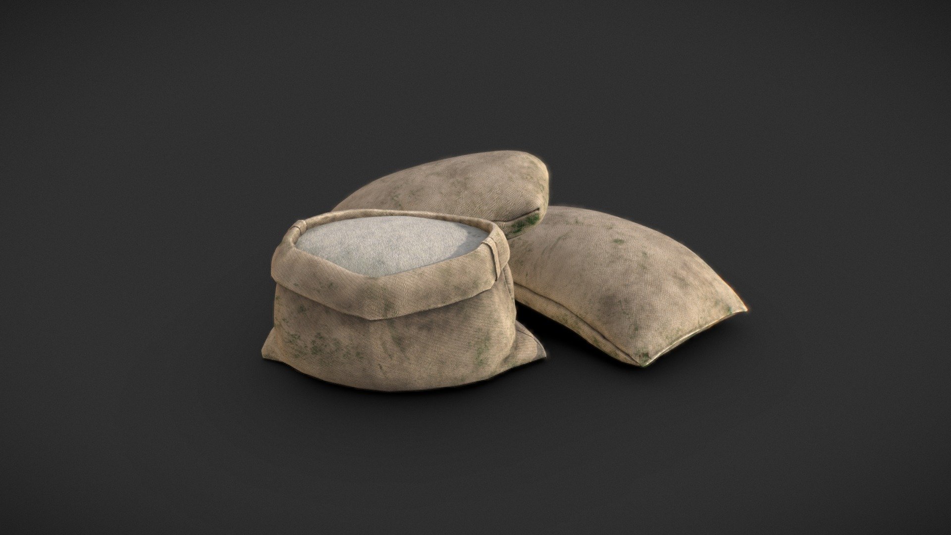A bag of rice. For the scene of the diploma project in the courses. by payplane modeling, sculpting, retopology, texturing 3d model